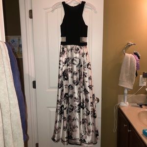 Floral prom dress